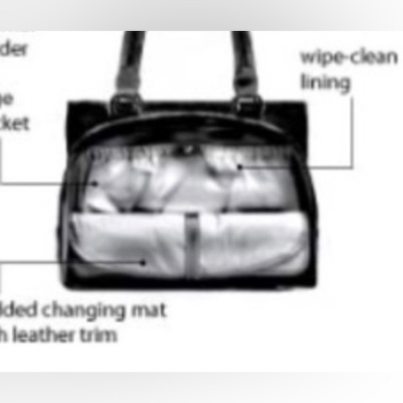 Storksak Gigi Diaper bag in black nylon - Picture 6 of 16